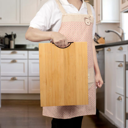 Wooden Large Bambo Chopping Board for Kitchen, (Wood)
