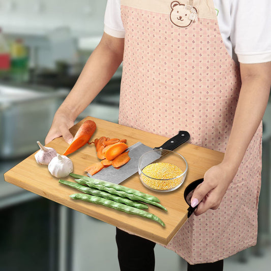 Wooden Large Bambo Chopping Board for Kitchen, (Wood)