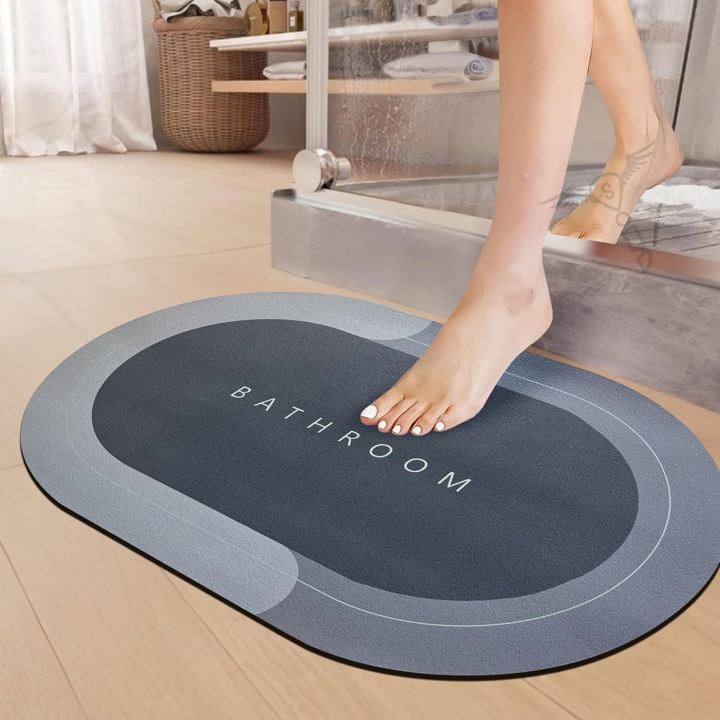 Water Absorbent Bathroom Mat