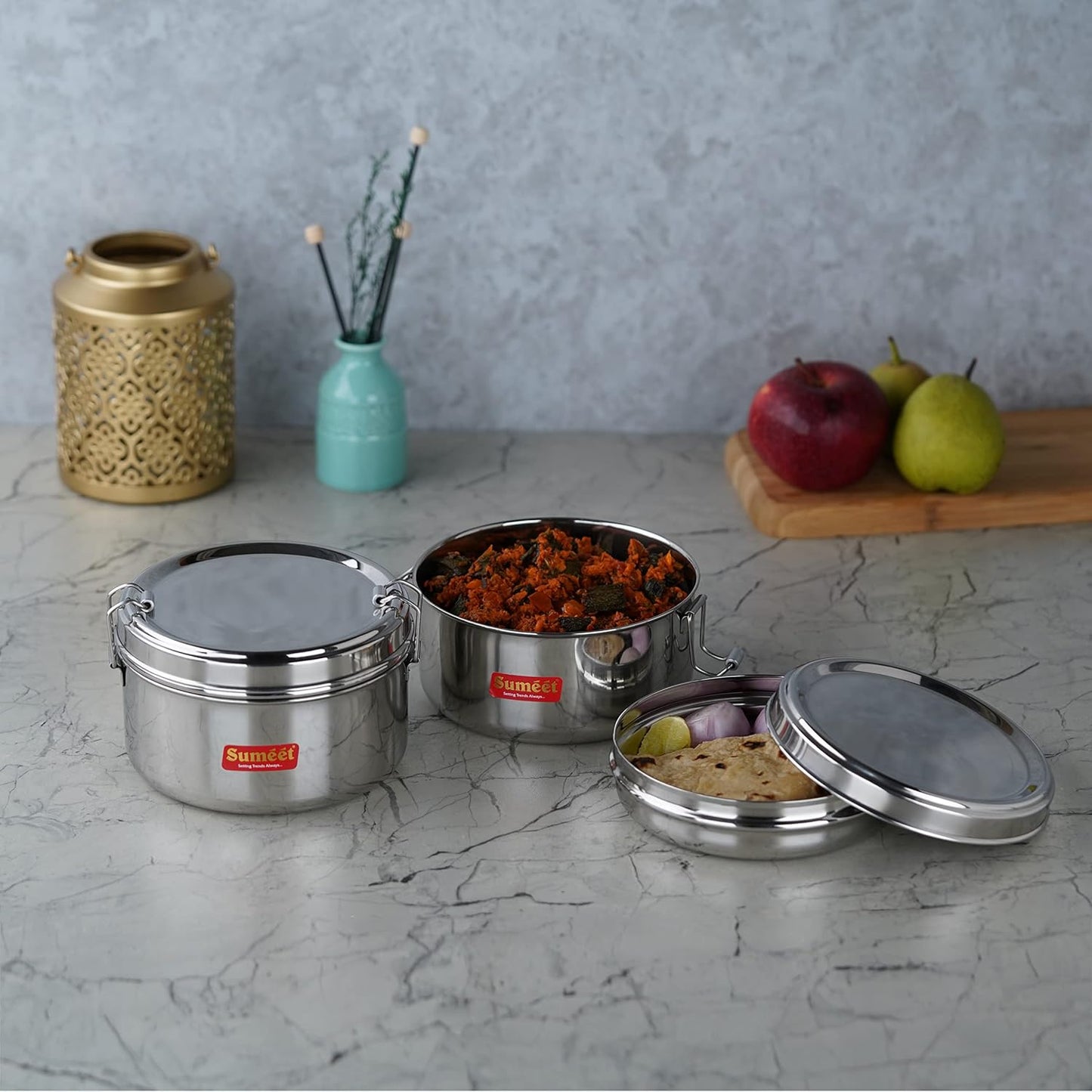 Sumeet Stainless Steel Lunch Box/Tiffin
